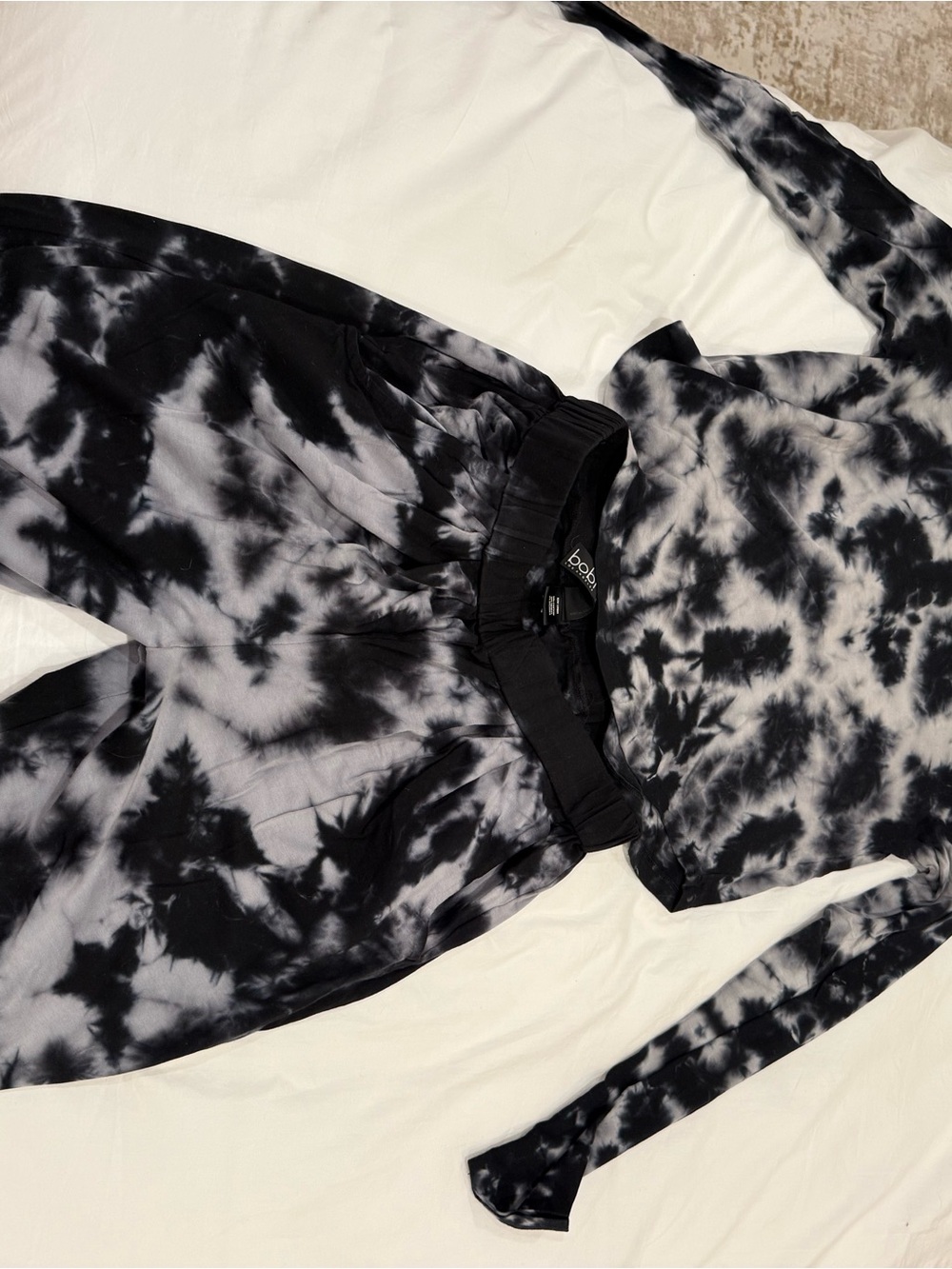 bobi Black and White Tie-Dye set